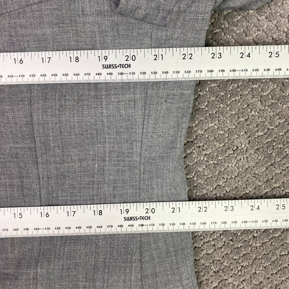 J. CREW Voyager Sport Coat Blazer Men's 44R Fits Slim Gray Thompson Wool - Picture 10 of 15